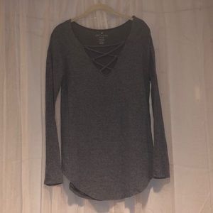 American Eagle light blue sweater